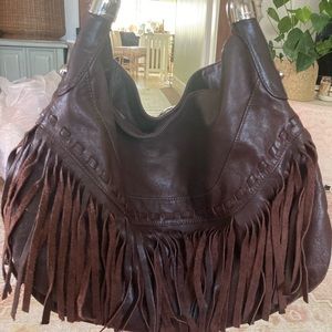 B Makowsky GORGEOUS genuine leather hobo bag
